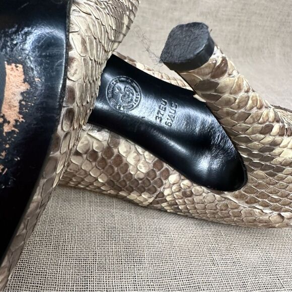 VTG Bally Snakeskin Pumps - Picture 4 of 7